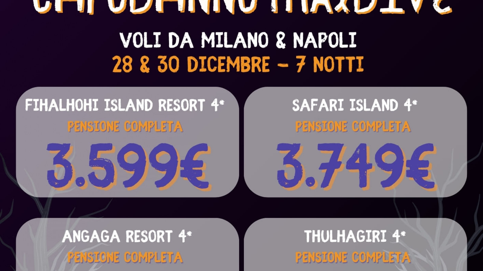 2025 maldive capodanno halloween IN1