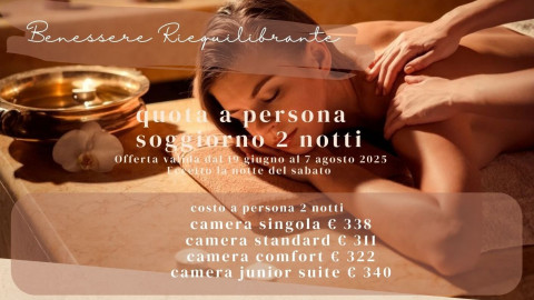 2025 hotel 2 mari benessere riequilibrante 2 notti IN1