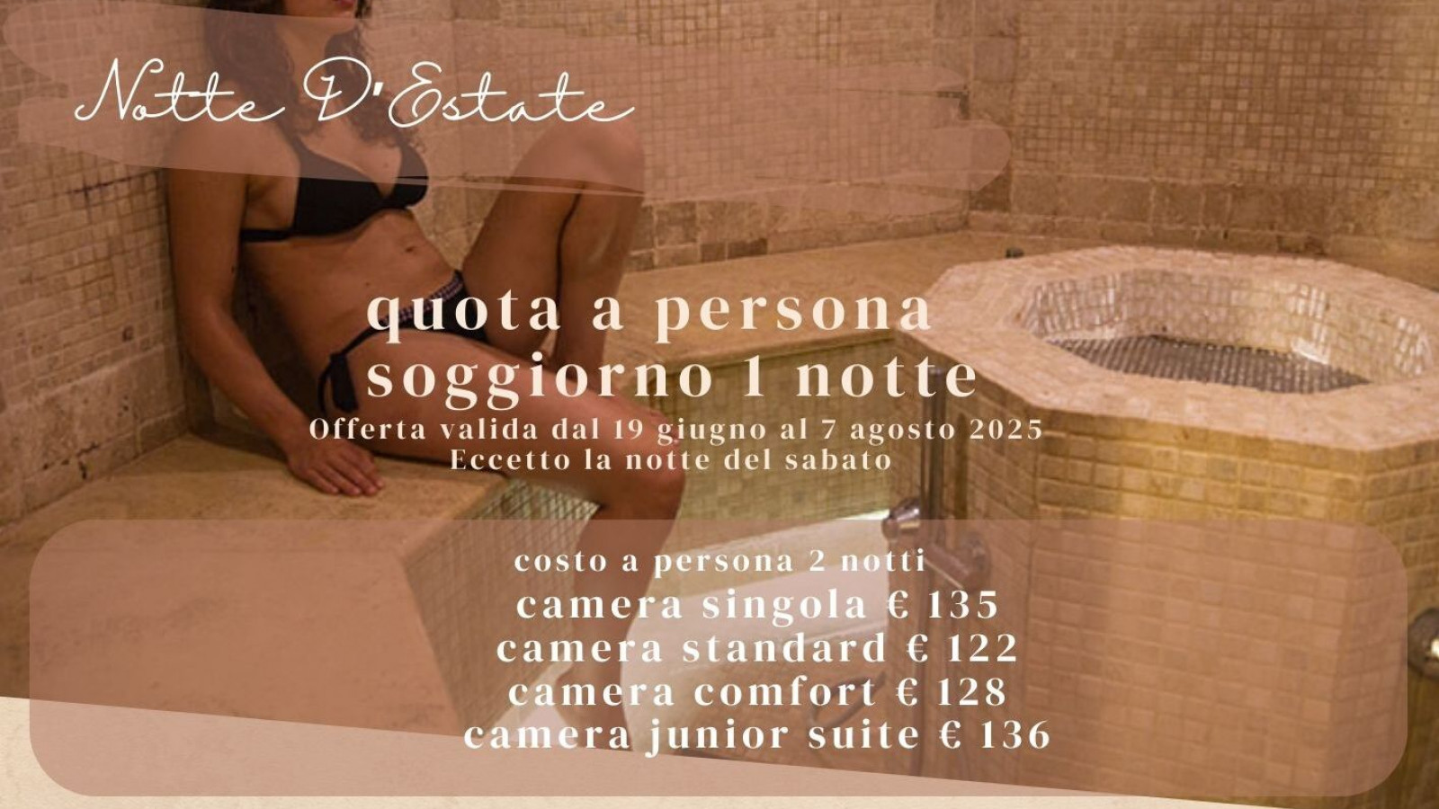 2025 hotel 2 mari notte d'estate 1 notte IN1