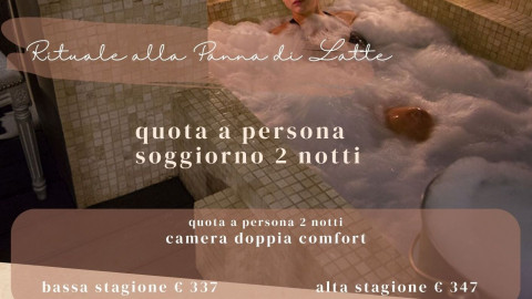 2025 hotel 2 mari rituale alla panna di latte 2 notti IN1